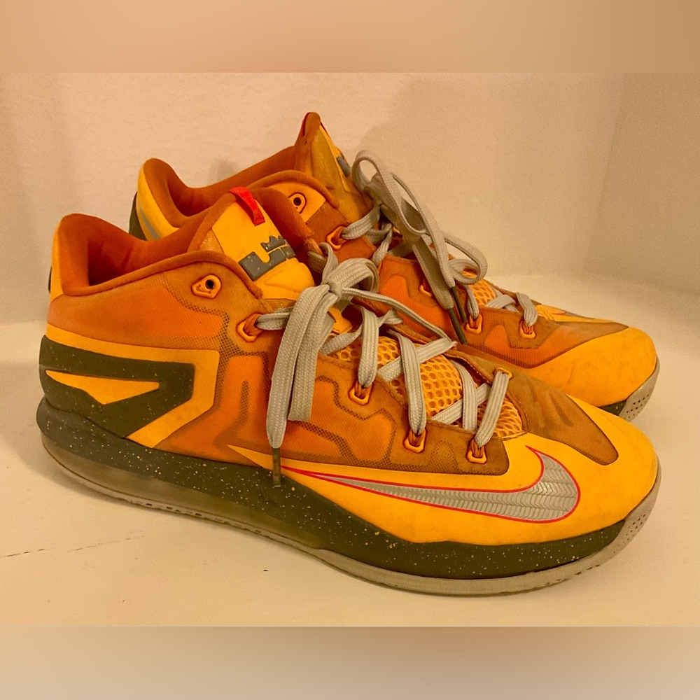 Nike Max LeBron James 11 Low.  Size-11.5 used, see photos.